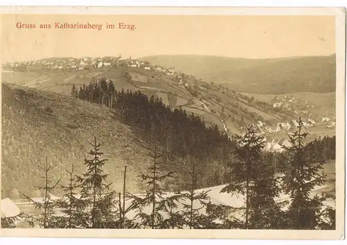 Sankt Katharinaberg Blick auf die Stadt