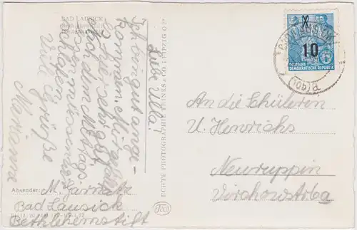 Ansichtskarte Bad Lausick Betlehemstift b Leipzig 1955