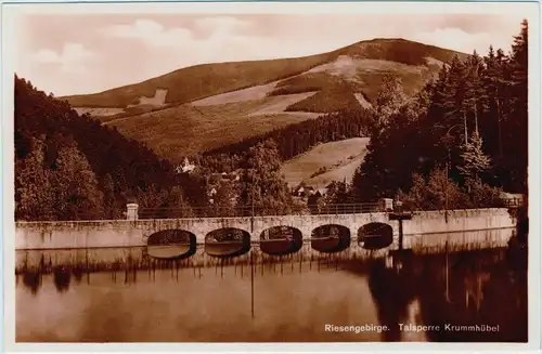 Krummhübel Blick auf die Talsperre