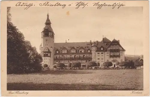 Bad Flinsberg Świeradów-Zdrój Partie am Kurhaus 1926
