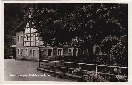Kleinschönberg-Klipphausen Partie an der Schiebocksmühle - Prinzbachstal 1965