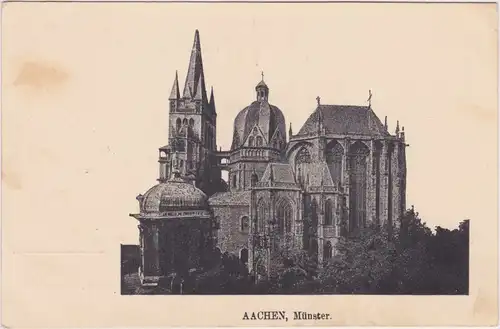Aachen Münster Ansichtskarte 1914