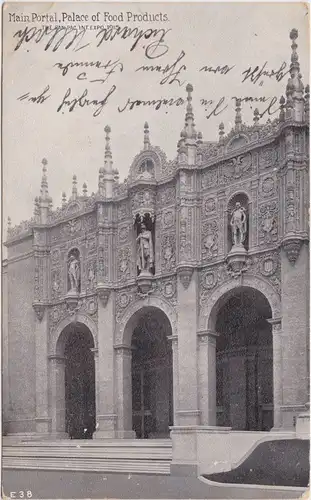 San Francisco Weltausstellung Expo 1915 - Main Portal / Hauptportal 1915