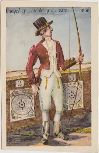  Chevalier du noble jeu d'arc 1800 