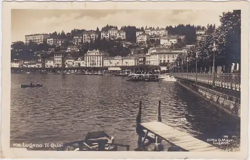 Lugano Stadt und Quai