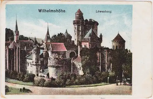 Bad Wilhelmshöhe-Kassel Partie an der Löwenburg