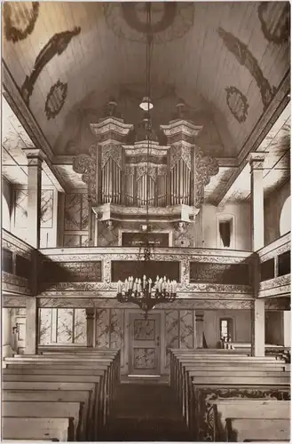 Kostebrau (Niederlausitz)-Lauchhammer Costebrau Kirche - innen - Orgel 1928
