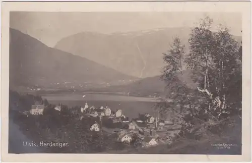 Ulvik Blick auf die Stadt