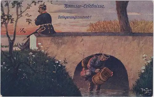  Hamster-Erlebnisse "Belagerungzustand" 1916