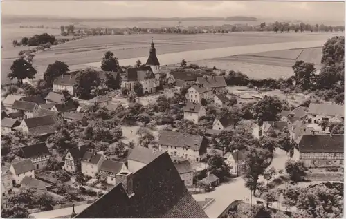 Gnandstein-Kohren-Sahlis Panorama von der Burg aus 1964