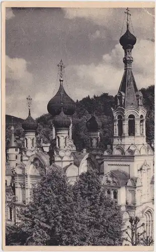 Karlsbad Karlovy Vary Russisch-Orthodoxe Kirche St. Peter und Paul 1960