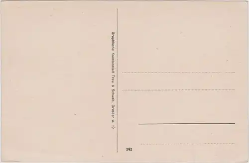 Rathen Blick auf Rathen, Elbtal und Lilienstein 1913