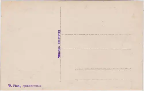 Spindlermühle Špindlerův Mlýn | Spindelmühle Kozí hřbety  1929