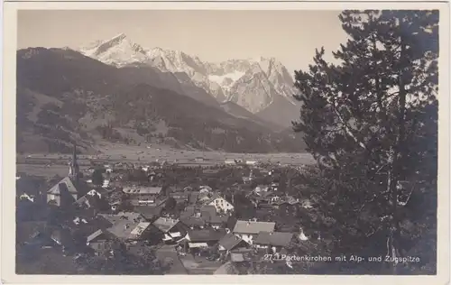 Garmisch-Partenkirchen Panormama Partenkirchen 1932