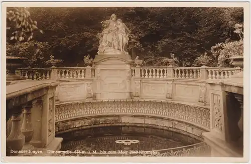 Donaueschingen Partie an der Donauquelle
