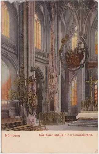 Nürnberg Sakramentshaus in der Lorenzkirche