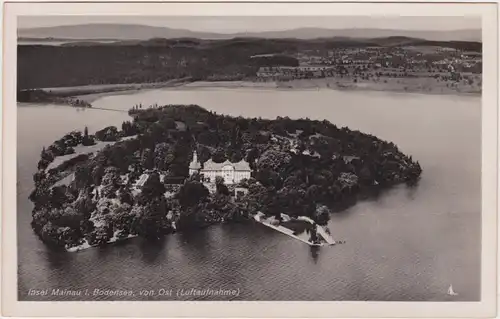 Konstanz Luftbild Insel Mainau