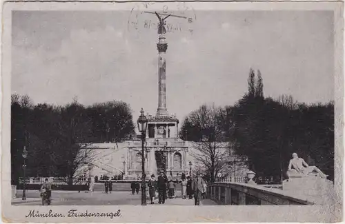 Bogenhausen-München Partie am Friedensengel