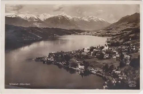 Millstatt Blick auf die Stadt