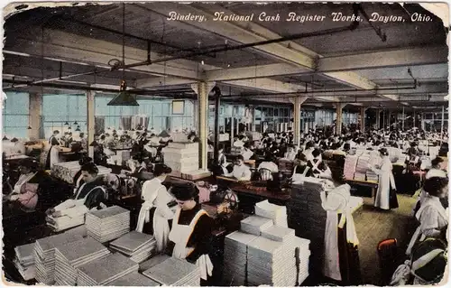 Dayton (Ohio) Bindery, National Cash Register Works 1911