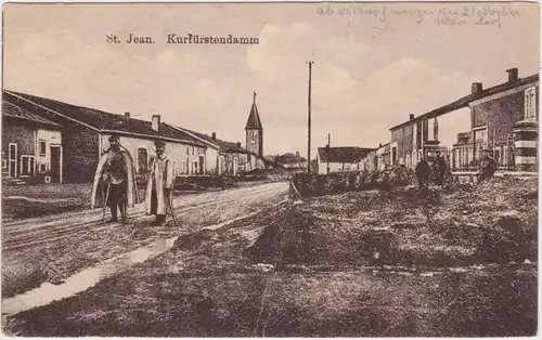 Ansichtskarte Saint-Jean-lès-Buzy St. Jean Kurfürstendamm 1917