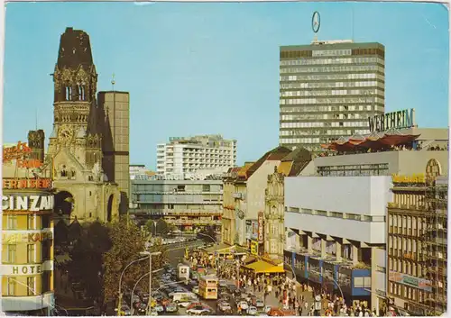 Charlottenburg Berlin Panorama Kurfürstendamm