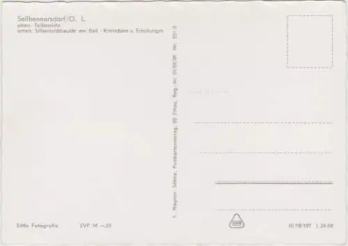 Seifhennersdorf Silberteichbaude am Bad, Kretscham u. Erholungsheim 1968