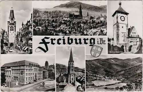 Günterstal-Freiburg im Breisgau Mehrbild: Münster, Martinstor, Schwabentor, Universität un