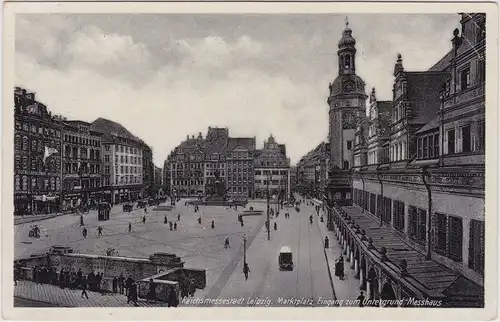 Leipzig Marktplatz - Geschäfte 