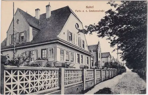 Nakel (Westpreußen) Schützenstrasse Nakło nad Notecią Netze Bydgoszcz Bromberg