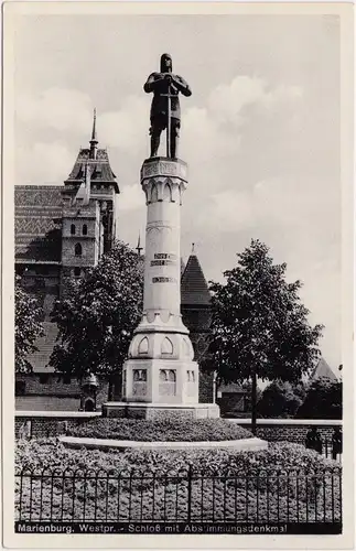 Marienburg Schloss und Abstimmungsdenkmal