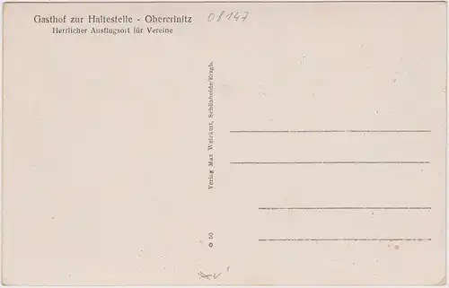 Obercrinitz-Crinitzberg 3 Bild: Gasthofzur Haltestelle, Heilquelle und Mittelpunkt