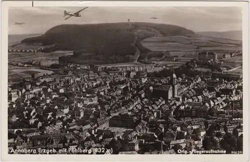 Annaberg-Buchholz Luftbild mit Flugzeug