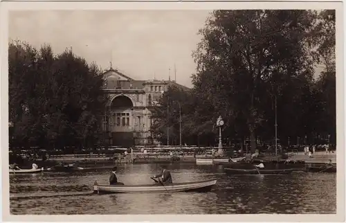 Karlsruhe Stadtgartensee und Festhalle