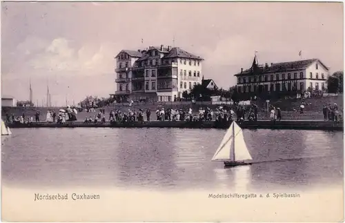 Cuxhaven Spielbassin Modellschiffsregatta 1907