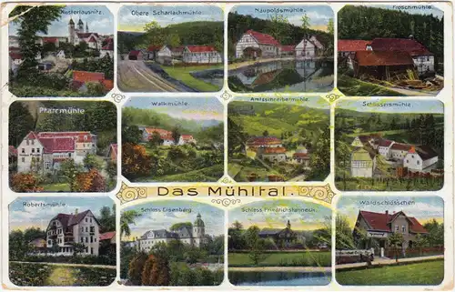 Friederichstanneck-Eisenberg (Thüringen) Mehrbild: Mühlen (u.a. Naupoldsmühl, Froschm&uuml