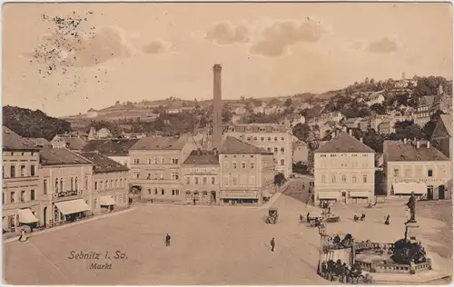 Sebnitz Marktplatz 1914