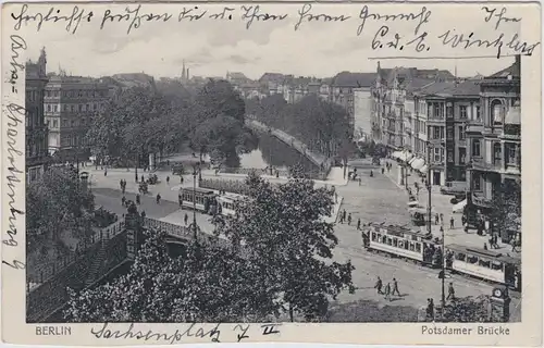 Tiergarten-Berlin Partie an der Potsdamer Brücke 1929