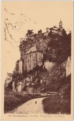 13 CPA Postcards Rocamadour Roc-Amadour 1924