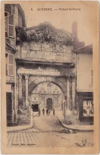 Auxerre Portail St.-Pierre 1928