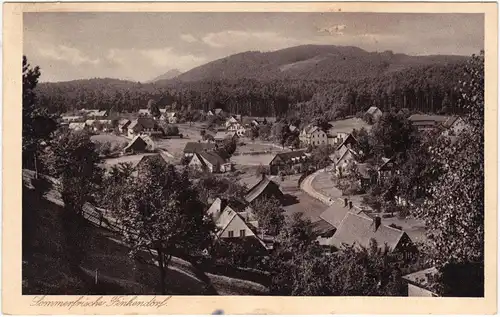Finkendorf-Ringelshain Polesí Rynoltice Dorfpartie 1932