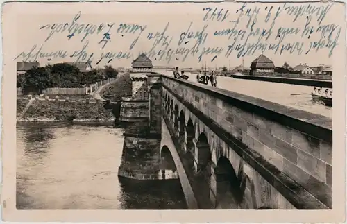 Minden Brücke über den Kanal 1942