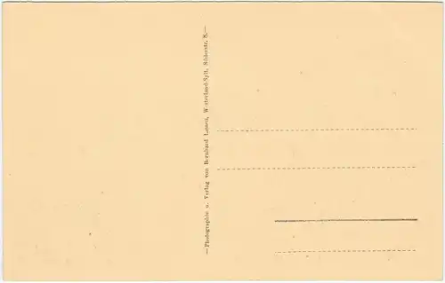 Westerland (Sylt) Partie auf Alt-Westerland - Straße und Haus 1922