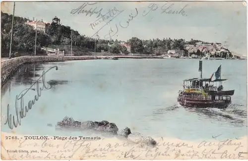 Toulon Plage de Tamaris 1902