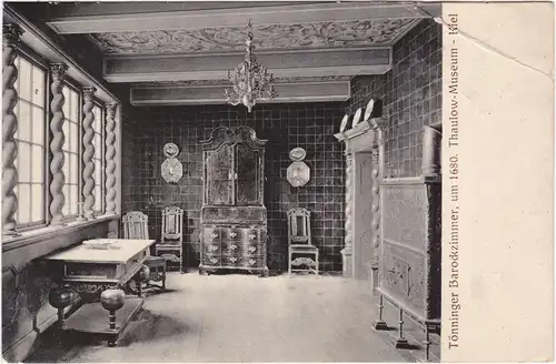 Kiel Tönninger Barockzimmer um 1680, Thaulow-Museum 1924