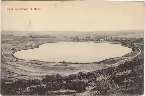 Daun Schalkenmehrer Maar und Stadt 1910