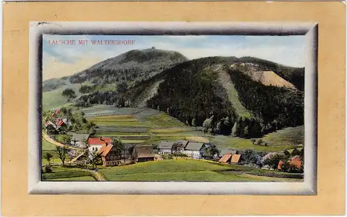 Waltersdorf-Großschönau (Sachsen) Panorama (Parcepartout) 1911