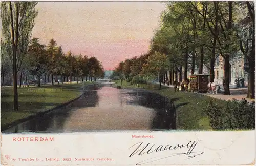 Rotterdam Rotterdam Straßenpartie Mauritzweg 1904