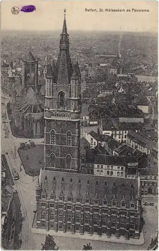 Beffert Belfort | Béfô St. Niklaskerk - vue generale 1918