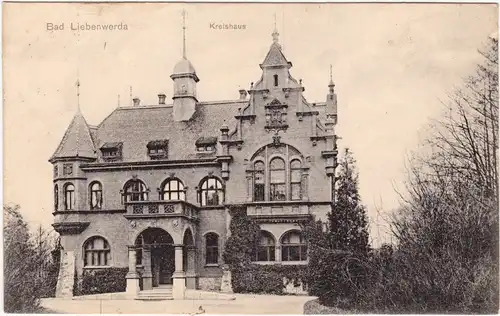 Bad Liebenwerda Partie am Kreishaus 1907